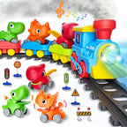 Juego de tren Stay Fun para niños pequeños con vapor, música