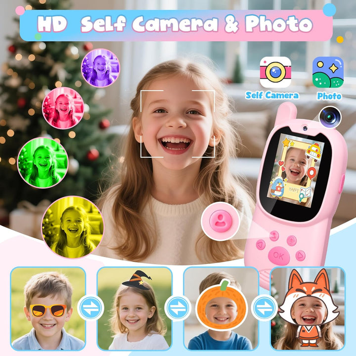 Walkie Talkies de video mejorados para niños Walkie