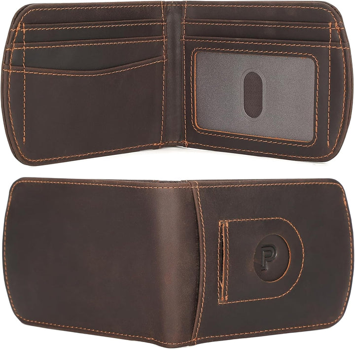 Cartera Polare delgada curva para bolsillo frontal con bloqueo RFID...