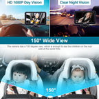 DoHonest Cámara de coche de bebé de 7 pulgadas USB Plug