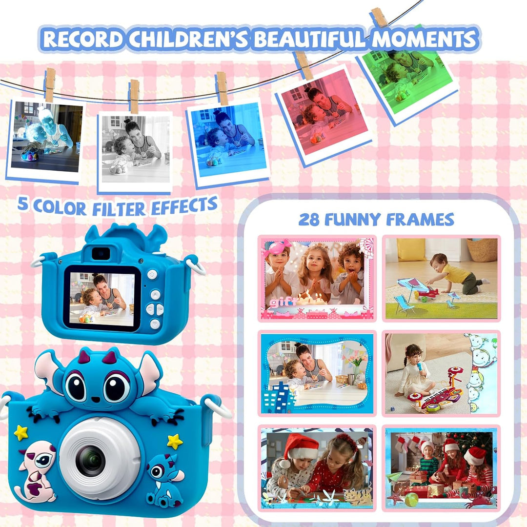 Cámara para niños, cámara digital para niños pequeños, cámara de ju...