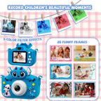 Cámara para niños, 2 unidades, cámara digital para niñas pequeñas, cámara de juguete para niños de 3, 4, 5, 7 años o más, regalos de Navidad y cumpleaños para niños, cámara digital de 40 MP de doble lente 1080P, video HD, cámara selfie de 32 GB tarjeta SD