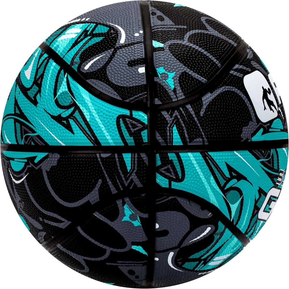 AND1 Balón de baloncesto de goma, tamaño reglamentario oficial 7 (29.5