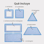 Superspace Paneles de construcción de fuertes magnéticos gigantes – El juego grande, azul, 24 paneles, azulejos magnéticos de tamaño real para niños, construye fuertes castillos, cohetes, juguete STEM