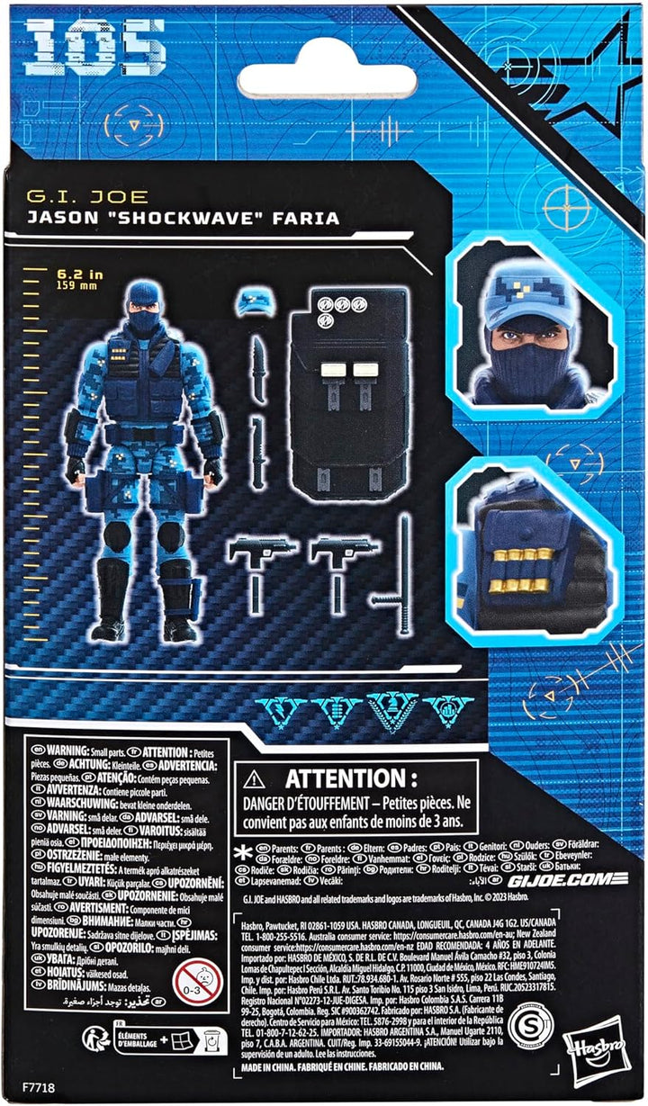 GI Joe Classified Series Jason Shockwave Faria figura de