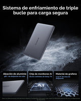 Baseus Picogo Power Bank - Cargador portátil MagSafe ultra delgado...