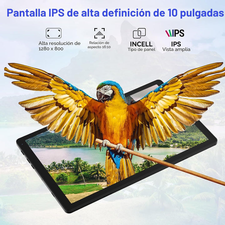 Tablet Android 15 de 10 pulgadas, 20 GB de RAM 64 GB ROM 1 TB expan...