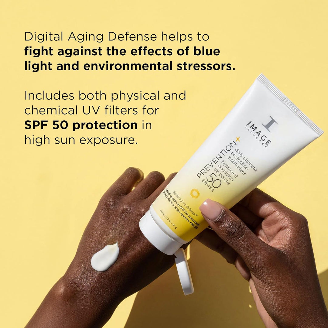Crema Image Skincare de prevención+ protección diaria, FPS 50, hume...