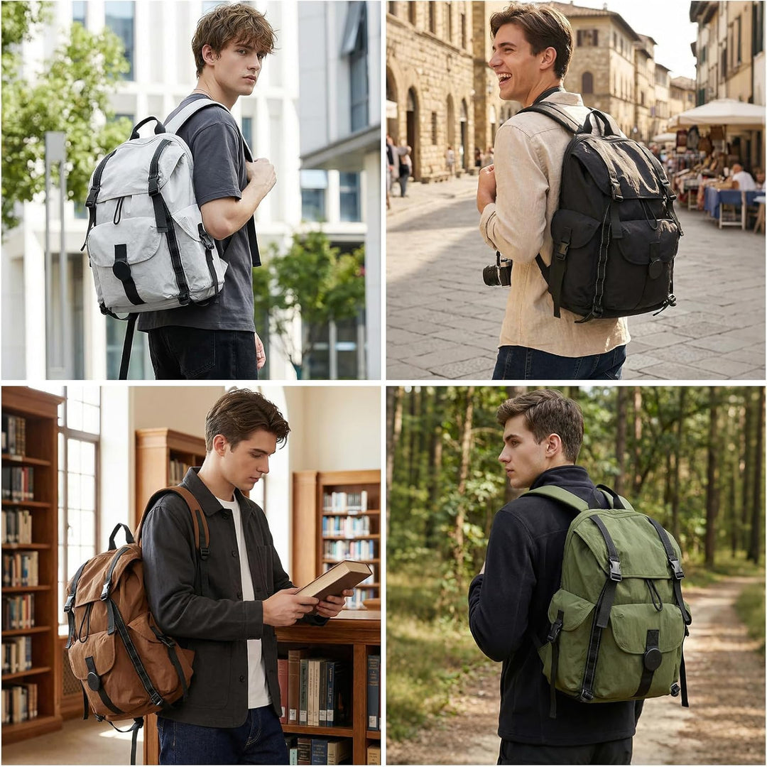 mixi Mochila de viaje de equipaje de mano para laptop, aprobada par...