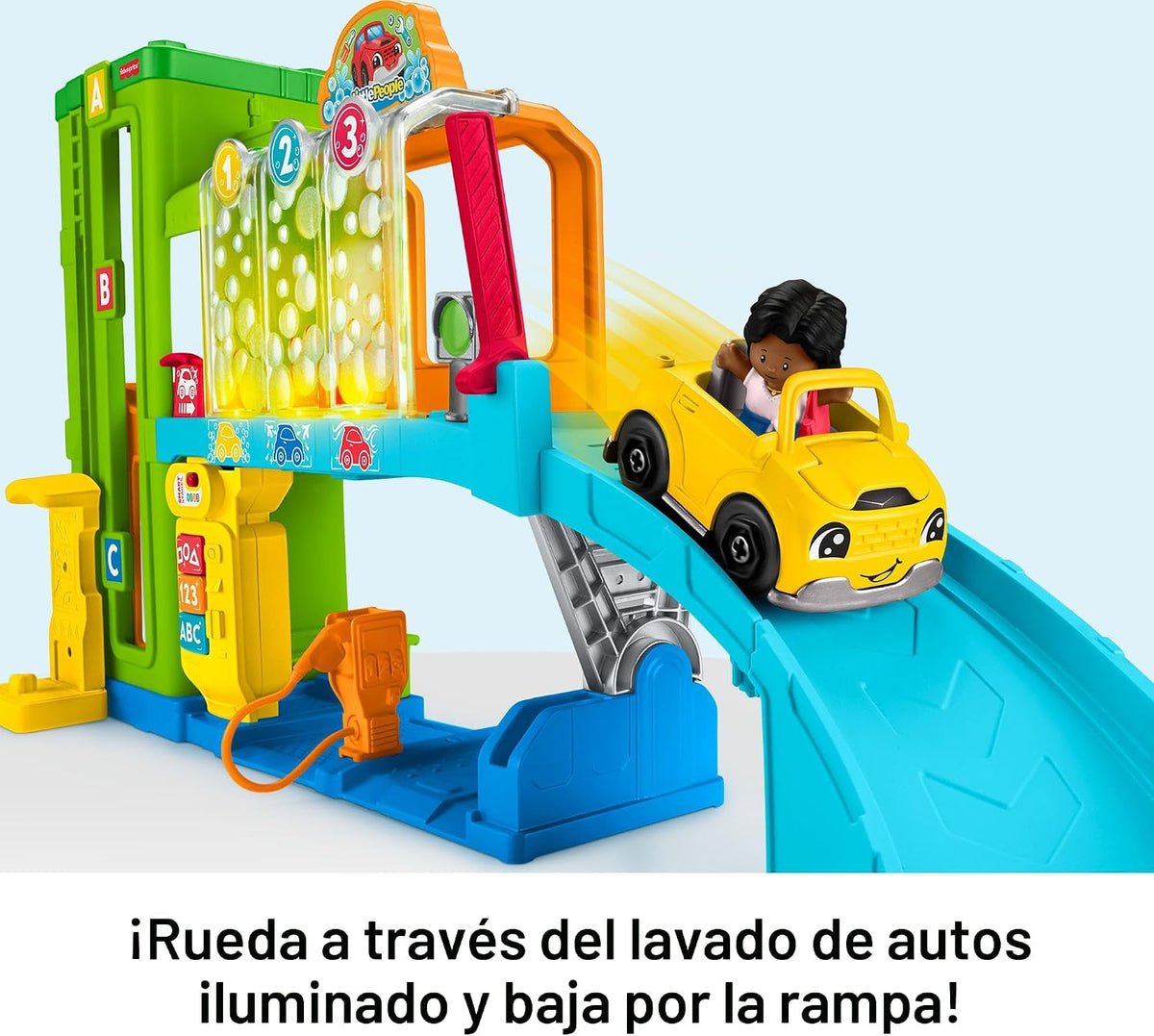 Fisher-Price Little People Garage de Aprendizaje con Luces, Edades 1+