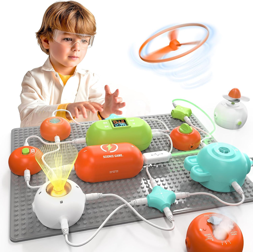 SMILESSKIDDO Kits de ciencia para niños, juguetes STEM para niños, kit de exploración electrónica, juguetes educativos STEM regalos para niños y niñas