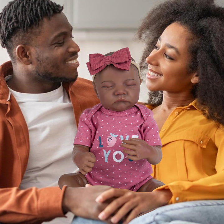 Milidool Reborn Baby Dolls Black Girl - Muñecas de bebé realistas d...