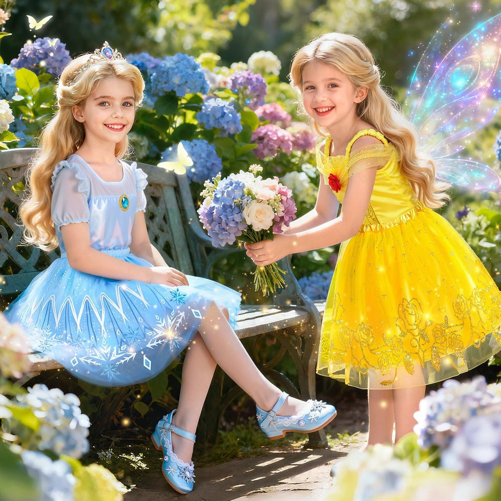 Disfraces de princesa para niñas, ropa de vestir de princesa para niñas de