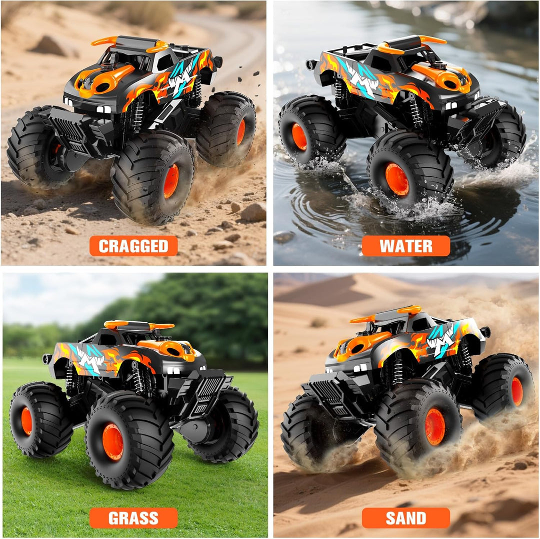 Gampop Camión Monstruo de Control Remoto, Coches RC para Niños, 4WD...