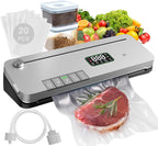 Máquina selladora al vacío de alimentos 7 en 1 75kPa, sellador de cocina