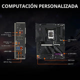 GIGABYTE Z890 AORUS Elite Duo X Intel LGA 1851 ATX placa base, sopo...