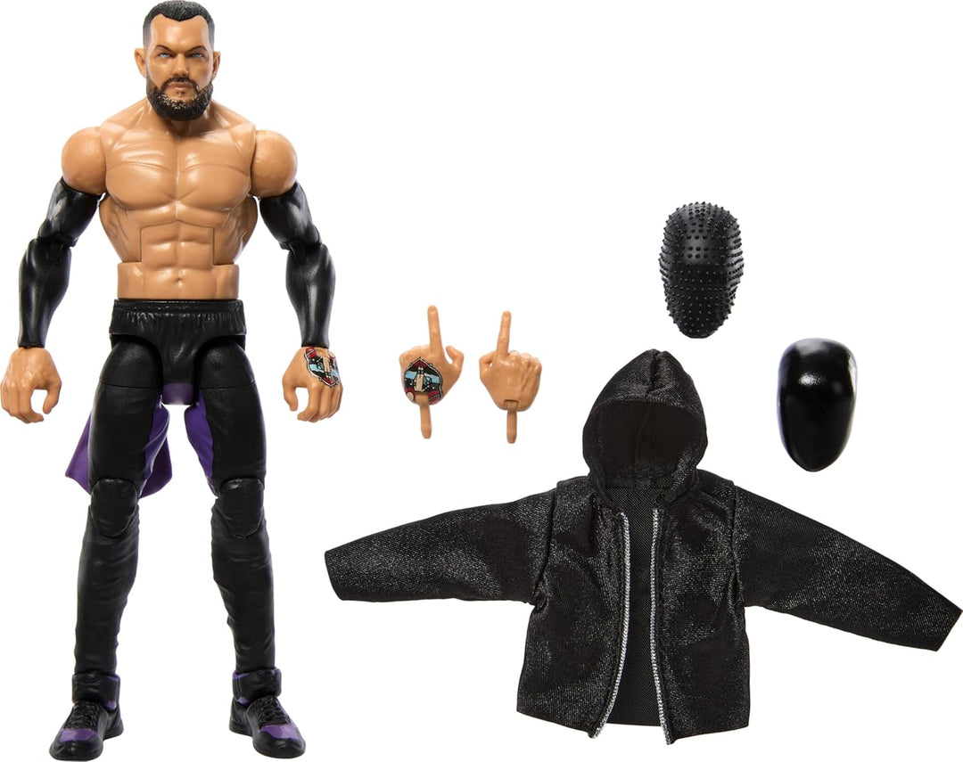 Mattel WWE Elite - Figura de acción y accesorios, serie #107 Finn B...