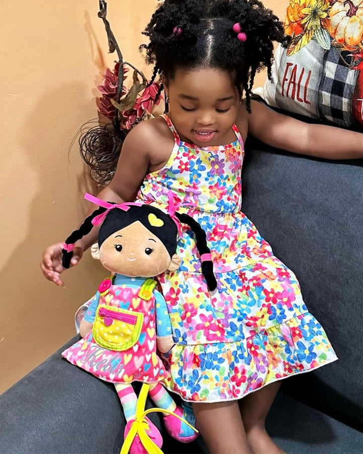 LeyaDoll Soft Bady - Muñeca de bebé suave y educativa (16 pulgadas)...