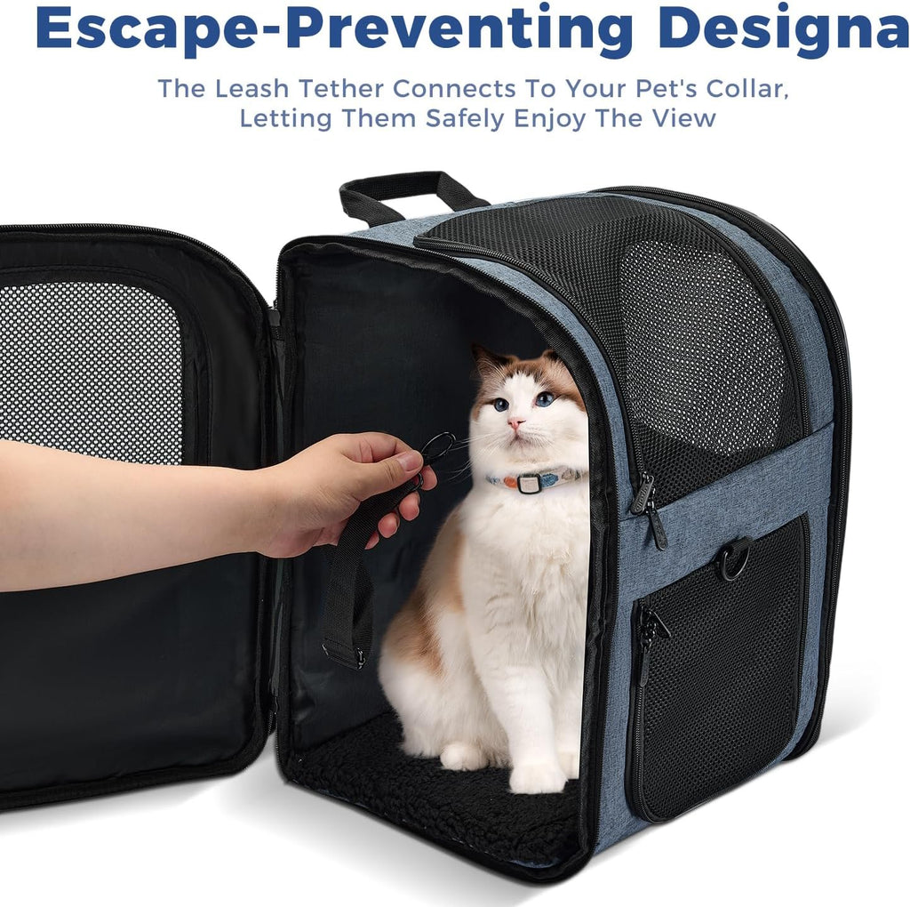 Apollo Walker - Mochila portadora para gatos, marco de soporte