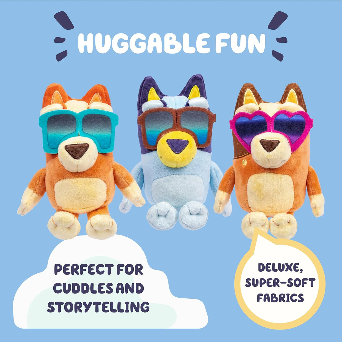 Bluey Big Heeler 4WD y juguete de coche para niños pequeños de la f...