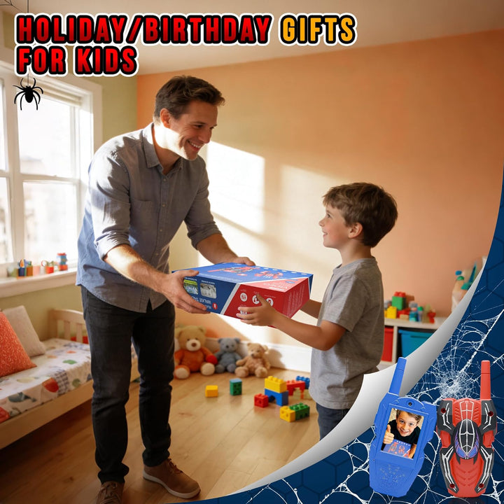 FUTESI Walkie Talkies de video para niños, paquete de 2, Walkie Tal...
