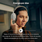 Sennheiser Momentum 5 Auriculares inalámbricos, ANC, batería de 56 horas, color blanco