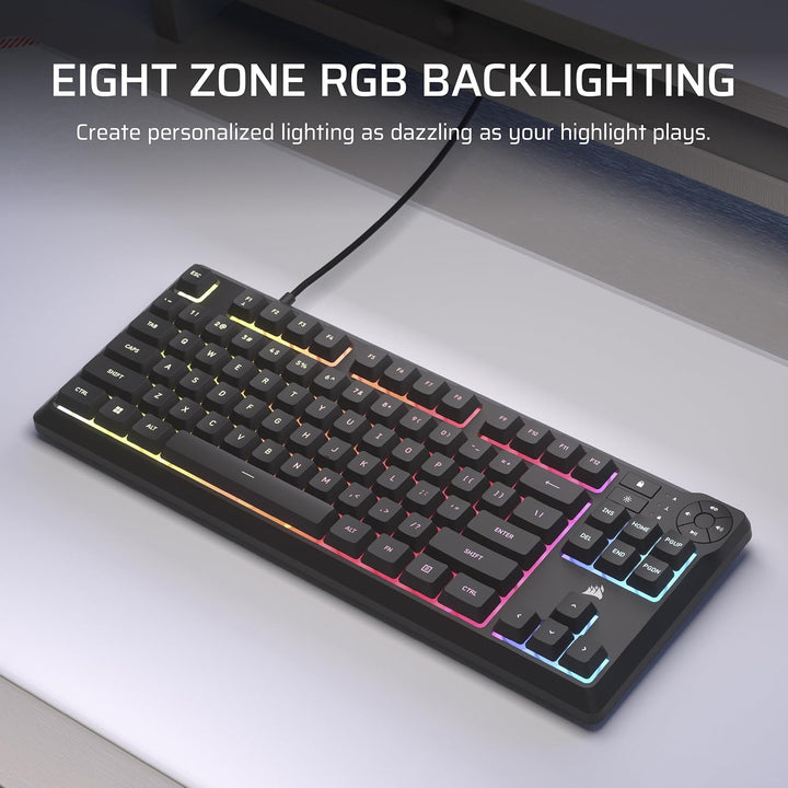 Corsair K55 CORE TKL Teclado RGB para videojuegos \u2013 Tenkeyless...