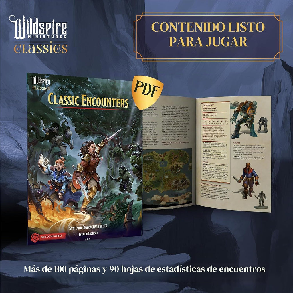 Horde Reinforcements - Set de Monstruos Clásicos DND Miniaturas a Granel sin