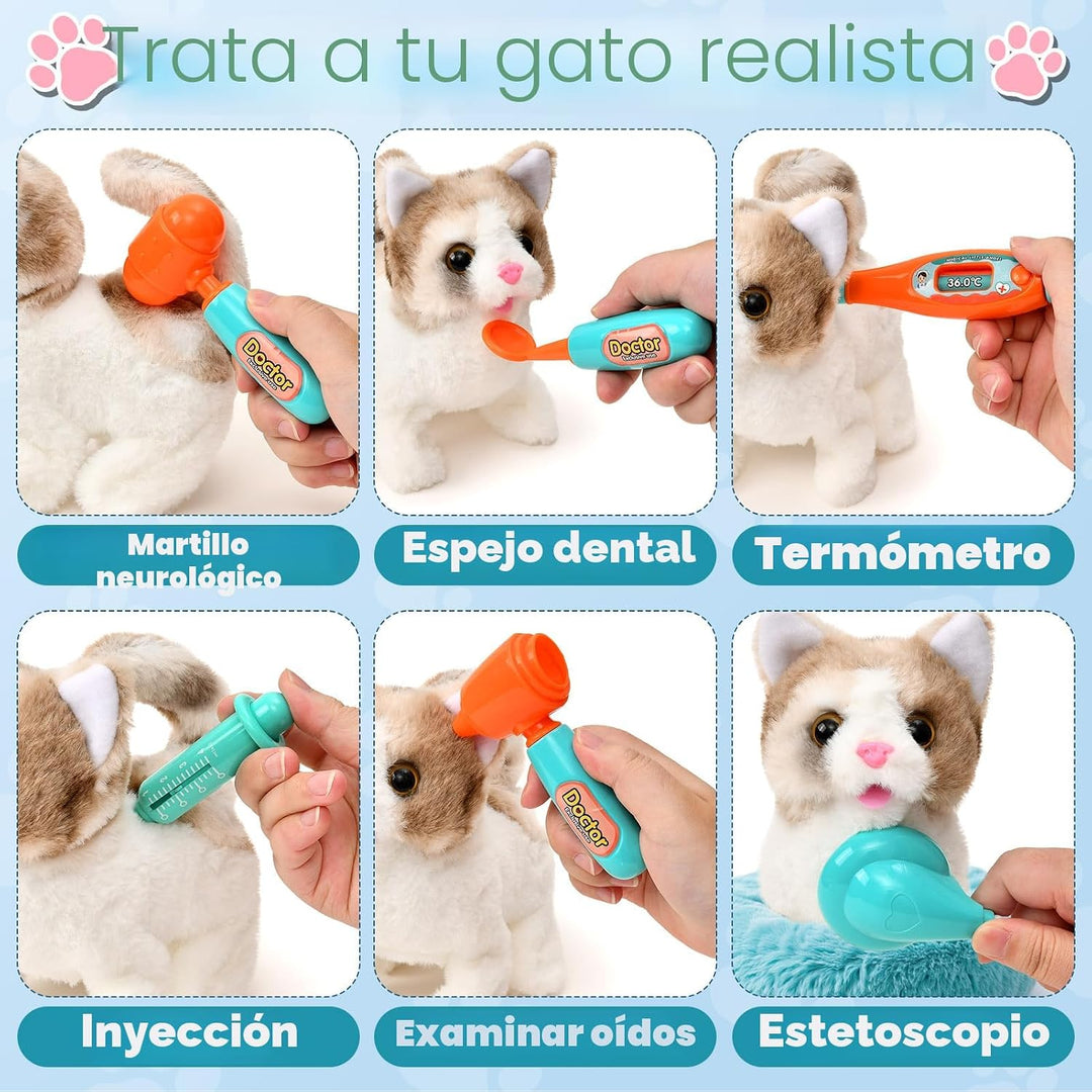 TUZT 17 juguetes interactivos para gatos para niños, juguetes para...