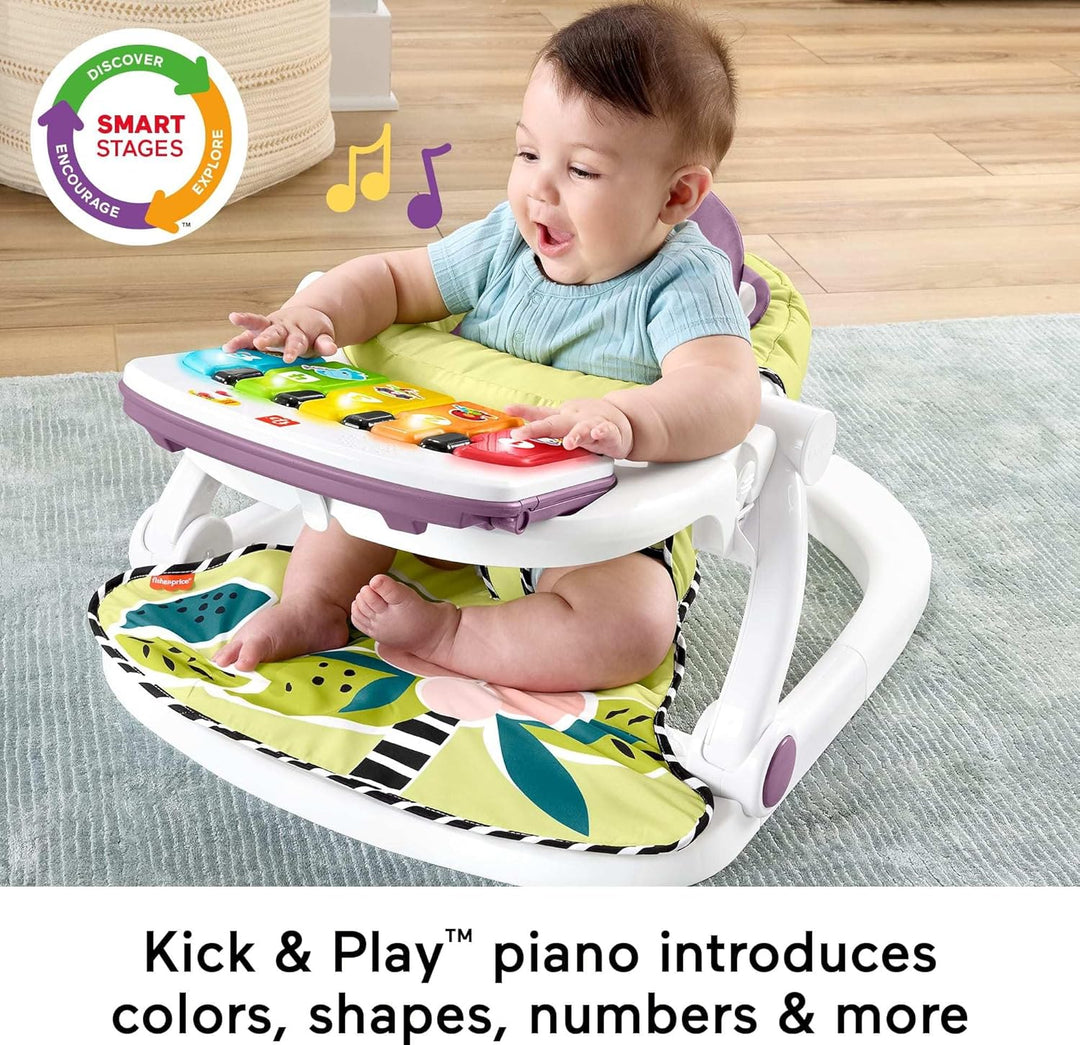 Fisher-Price Silla de bebé portátil Kick Play Deluxe
