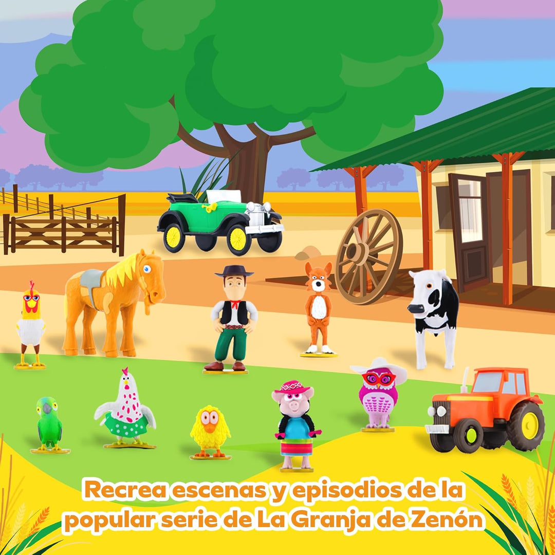 LUPPA La Granja de Zenon, Set de Figuritas de Acción y Aventura par...