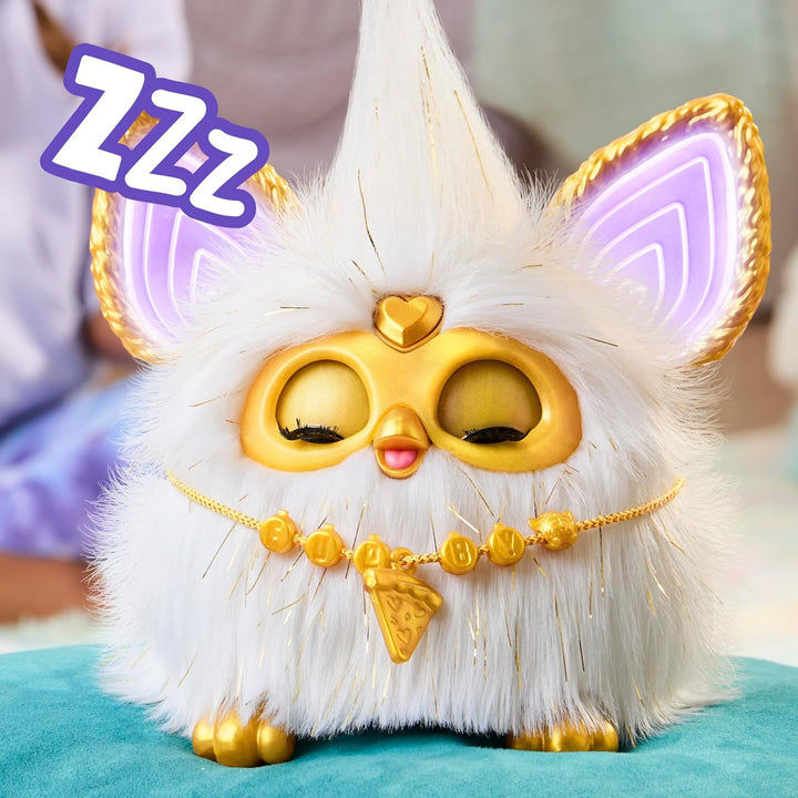 Furby Gold Glam - Juguetes interactivos de peluche para niñas y niñ...