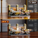 FUNWHOLE Steampunk - Juego de ladrillos de construcción de