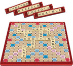 Juego de mesa de Scrabble Tile Lock, tablero mantiene los azulejos en su lugar, juego para 2-4 jugadores, edad mínima de 8 años en adelante, número de jugadores: 2-4, por Winning Moves Games USA