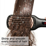 MEGAWISE Cepillo alisador de pelo iónico Pro Ceramic para salón en...