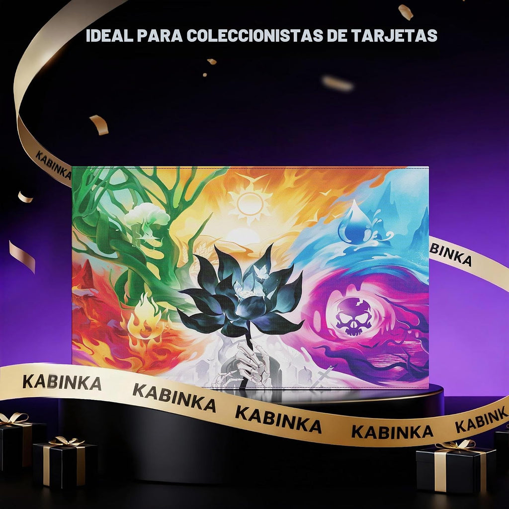 Kabinka Caja de almacenamiento de la tarjeta de 5 filas MTG con la