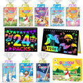 ZMLM Paquete de 24 cuadernos con diseño de arco iris para niños, recuerdos