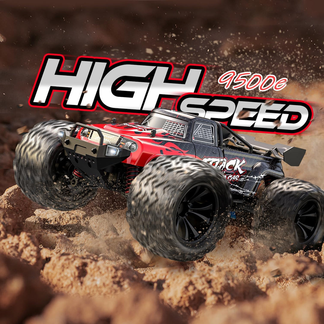DEERC 9500E - Auto RC todo terreno a escala 1:16, 4x4, de alta velo...