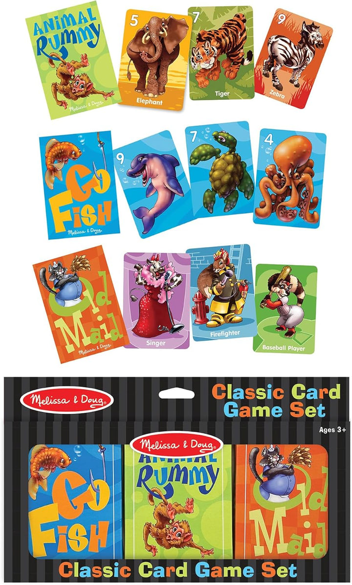 Melissa Doug Juego clásico de juegos de cartas - Old Maid