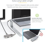 StarTech.com, 103B-USBC-MULTIPORT, hub USB 3.2, adaptador 5V/0.9A