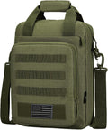 Bolsa de Mensajero Táctica ZHIERNA, Maletín Táctico para Laptop de Alta Resistencia con MOLLE, Bolso de Hombro para Hombre (Incluye Parche)