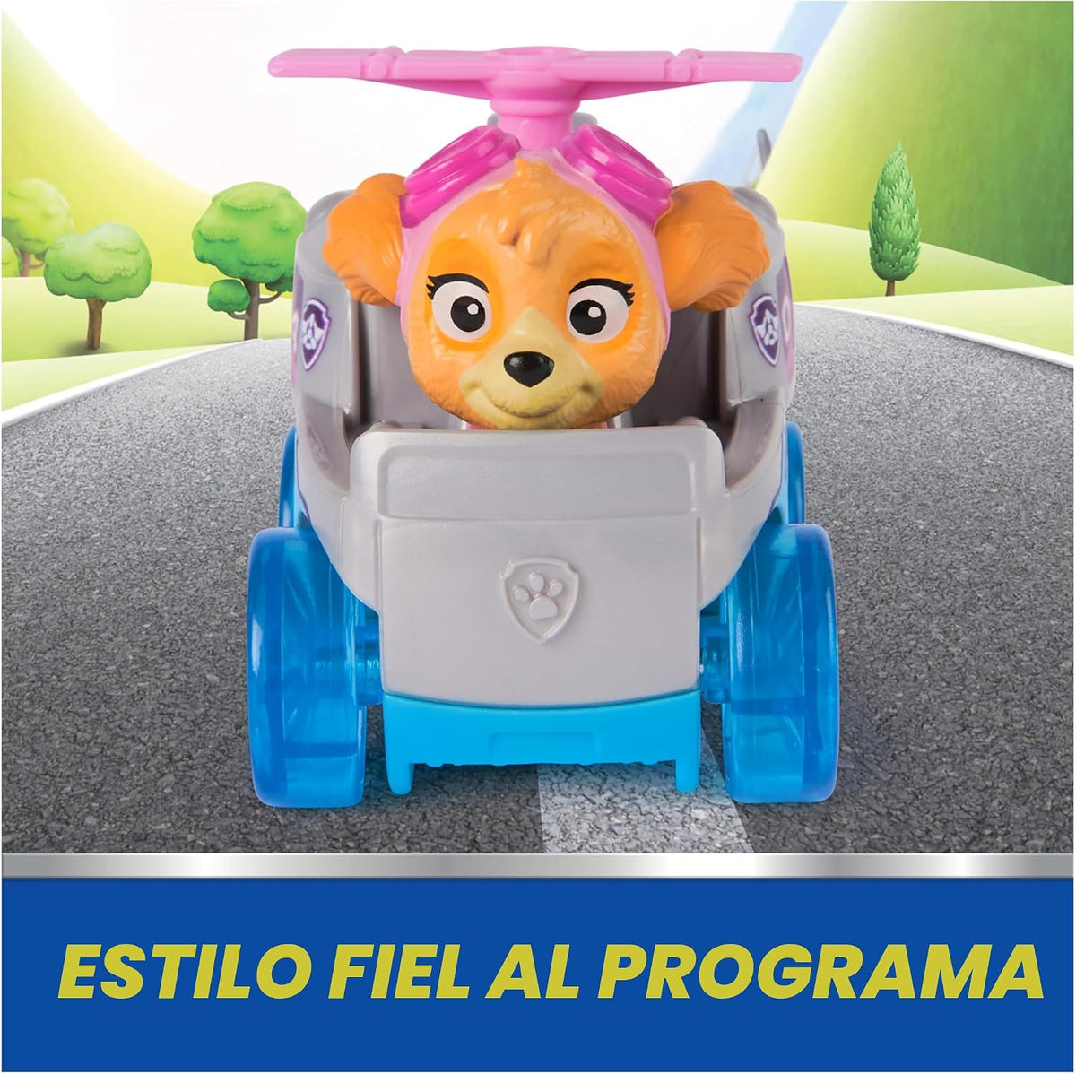 PAW Patrol Pup Squad Racers, paquete de 6 vehículos de PAW Patrol con Chase, Marshall, Skye, Rubble, Rocky y Zuma, juguetes para niños y niñas a partir de 3 años