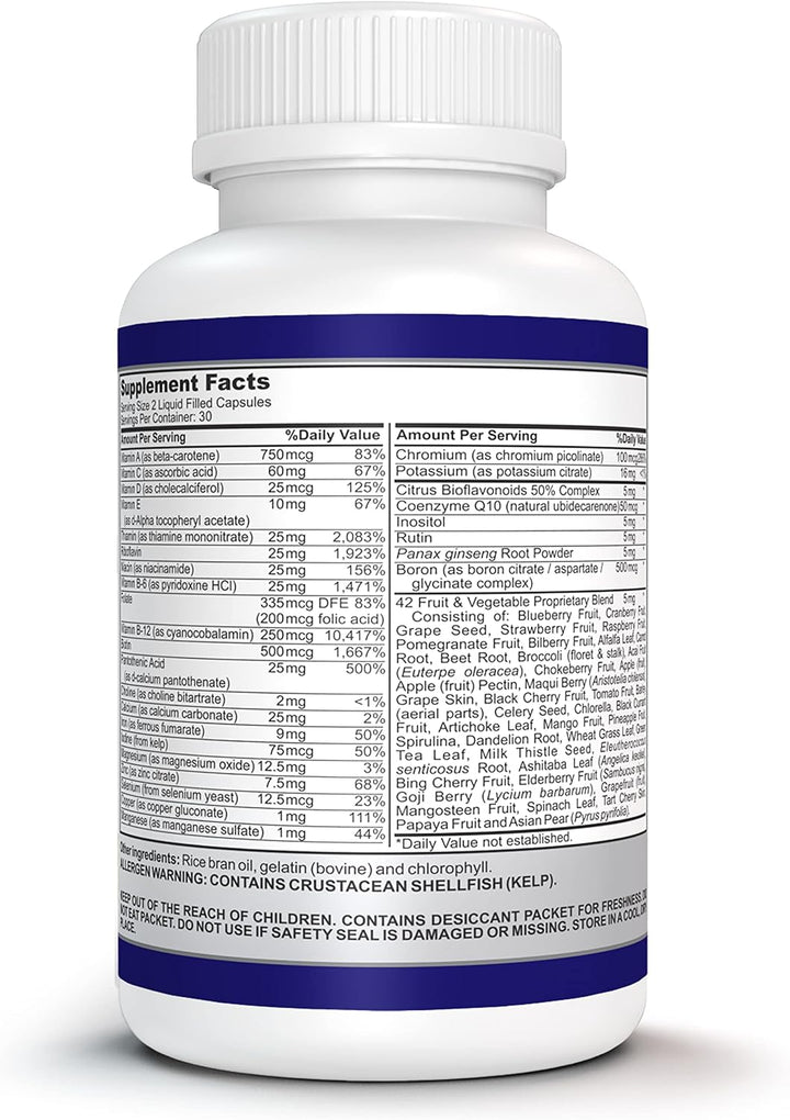 O!VITA Multivitamínico líquido completo, con un espectro completo d...