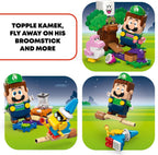 LEGO Super Mario Super Mario Adventures con juguete interactivo Luigi – Juguetes de construcción para niños, niños y niñas, a partir de 6 años – Idea de regalo de cumpleaños de Nintendo con 4 figuras