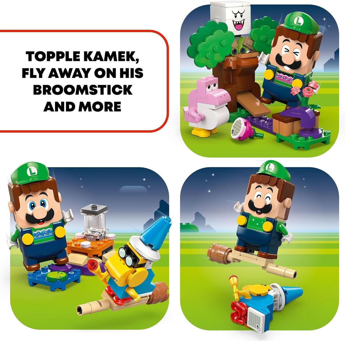 LEGO Super Mario Super Mario Adventures con juguete interactivo Luigi – Juguetes de construcción para niños, niños y niñas, a partir de 6 años – Idea de regalo de cumpleaños de Nintendo con 4 figuras