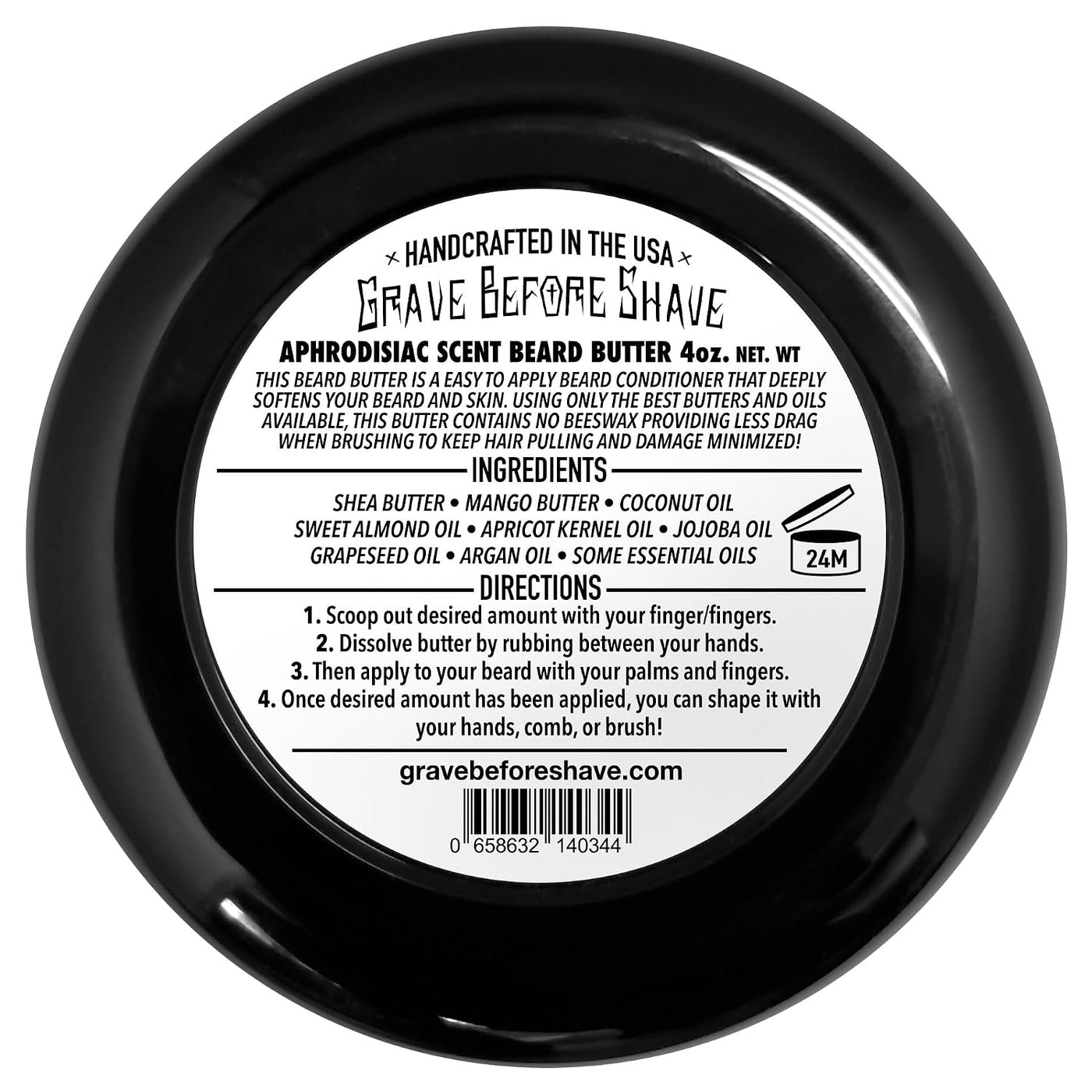 Grave Before Shave Mantequilla acondicionadora de barba con aroma d...