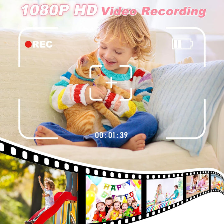 Cámara para Niños Impresión Instantánea, Dinosaurio, Cámara Digital...