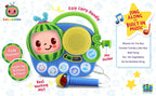 eKids Cocomelon Juguete Singalong Boombox con micrófono y música incorporada, juguetes para niños pequeños para fanáticos de los regalos de Cocomelon