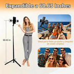 Trípode magnético universal para selfie stick con luz de relleno para
