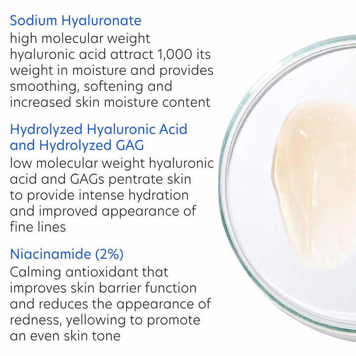 PCA SKIN Máscara facial durante la noche, máscara de ácido hialurón...